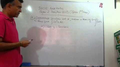 IGCSE Add Maths Paper 2 Feb/Mar 2015 Exam Solution
