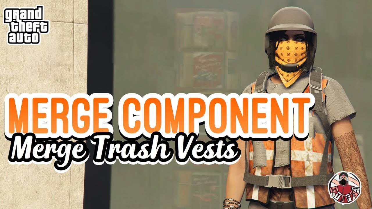  CROOKED COP MERGE PATCHED GTA5 Female Merge Components MERGE TRASH VEST YouTube