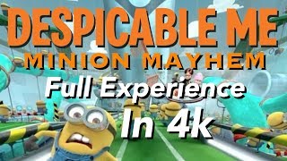 [4k] Despicable Me Minion Mayhem  Full Experience