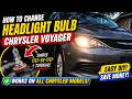 How to Replace a Headlight Bulb on a Chrysler Voyager (2020-2024)