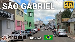 SAO GABRIEL [RS] Parada obligada de los argentinos  en auto rumbo a la costa de BRASIL #driving 4K by Ponta do Gi 365 views 13 days ago 19 minutes