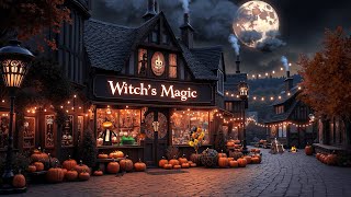 Celebrity Witch Shop Ambience at Night - Howling Wind, Crickets, Bubbling Cauldron and Fireplace Sound 12 Hr Net Worth