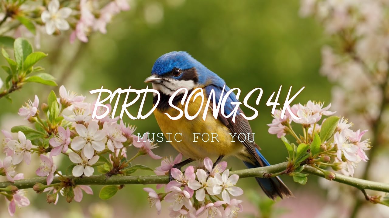 Nature Relaxing Piano Music with Bird Sounds | Bird Songs 4K - YouTube