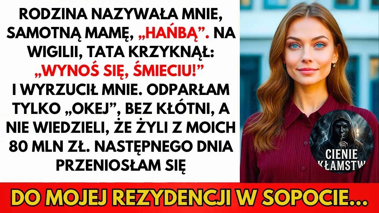 Gdy mój własny ojciec w Wigilię nazwał mnie plamą na honorze rodziny i wyrzucił nas z córką na mróz, miałam w torebce klucze do domu, który w tajemnicy kupiłam za fortunę. Przez lata znosiłam ich...