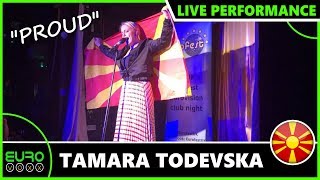 TAMARA TODEVSKA - PROUD (LIVE IN LONDON @ EUROFEST) | NORTH MACEDONIA EUROVISION 2019