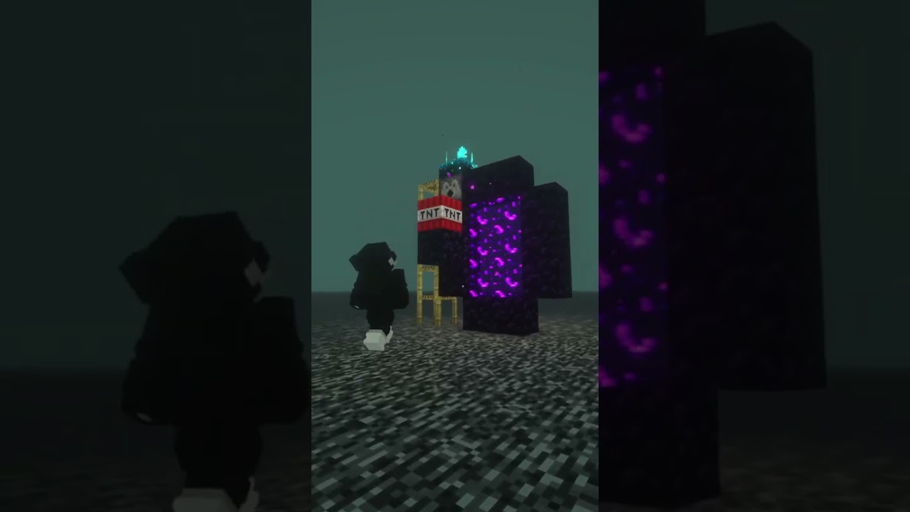 Extremely Easy Nether Roof Trap! (Minecraft)