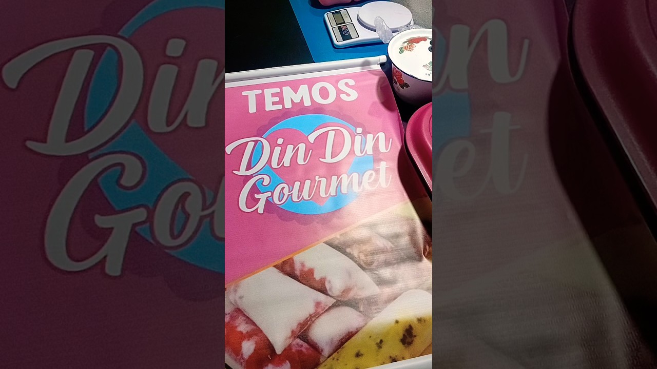 RECEBIDOS #1:BANNER DIN DIN GOURMET BANNER PASTEL FRITO 