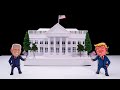 Diy making the white house building with donald trump and joe biden 2021