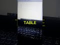 Making a table easily for you. #viral #explore