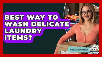Best Way To Wash Delicate Laundry Items? - Homekeeping Handbook