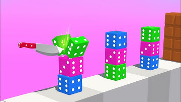 Cool relaxing game slice it all Gameplay android iOS mobile