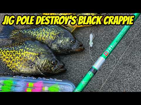 JIG POLE DESTROY'S BLACK CRAPPIE- NEW SEASON FULL EPS.