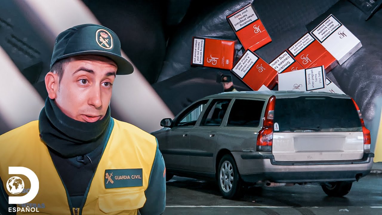 Usó su automóvil para ingresar tabaco ilegal | Control de Fronteras España | Discovery En Español