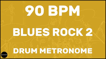 Blues Rock 2 | Drum Metronome Loop | 90 BPM