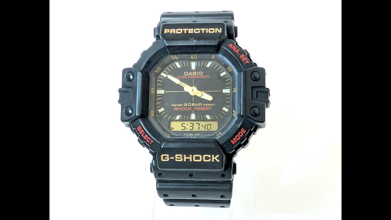 CASIO G-SHOCK AW-550-1E Module:380 Ana-Digi Watch - YouTube