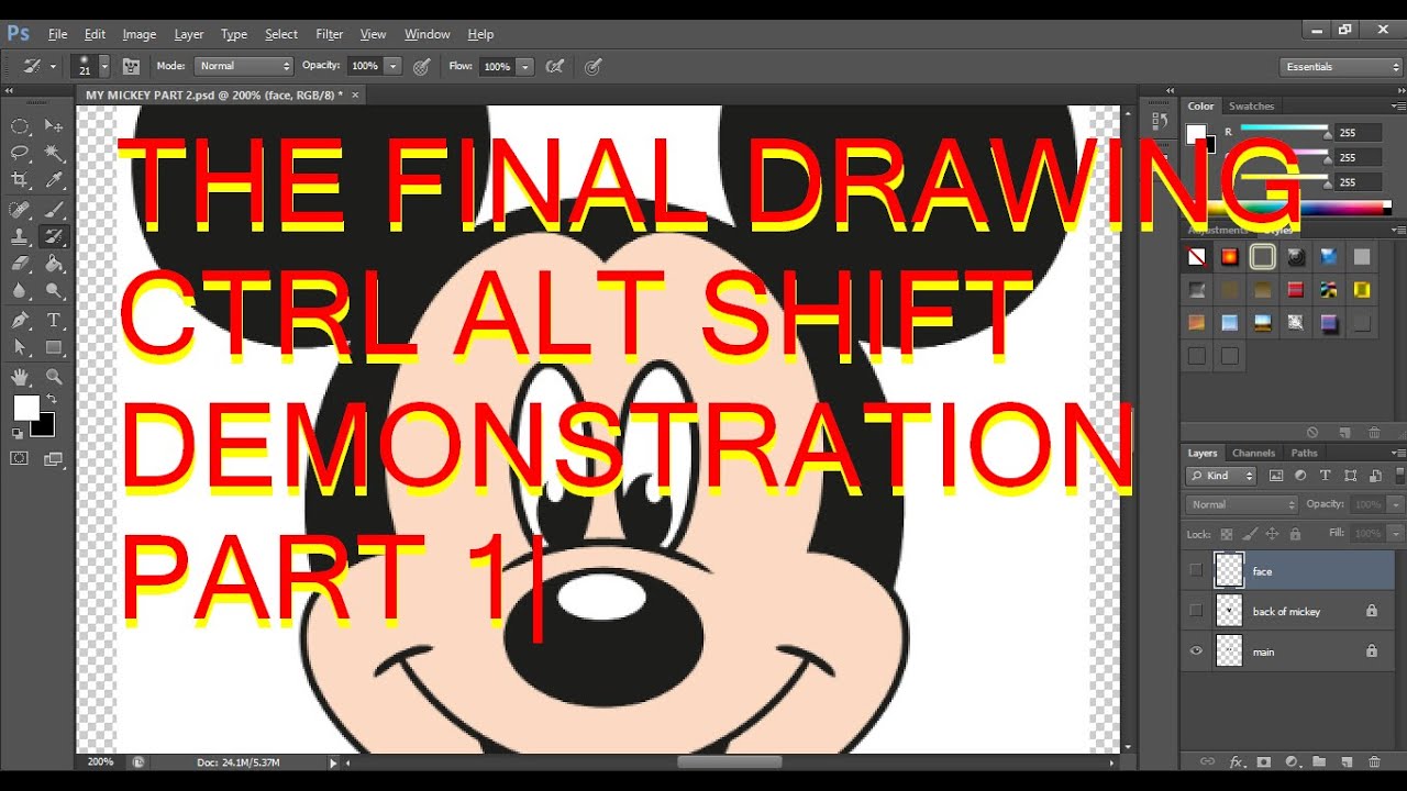 PROOVING CTRL ALT, SHIFT YOU CAN DRAW ALL FINAL DRAWING PART 1