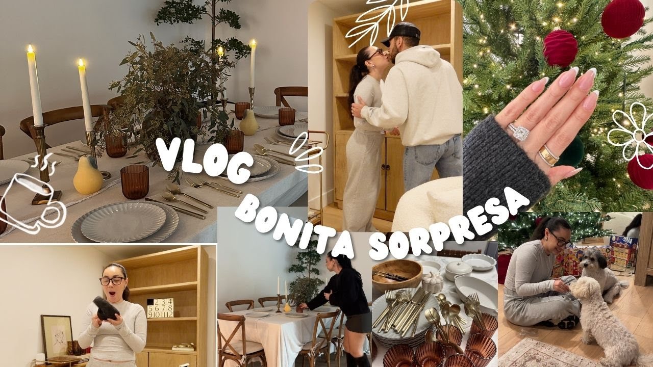 VLOG nuevos muebles, como decore para Thanksgiving,  y el bombon me da una bonita sorpresa