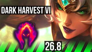 VI vs ZAAHEN (JGL) | Dark Harvest, Good KDA: 12/1/7 | EUNE Master | 26.8