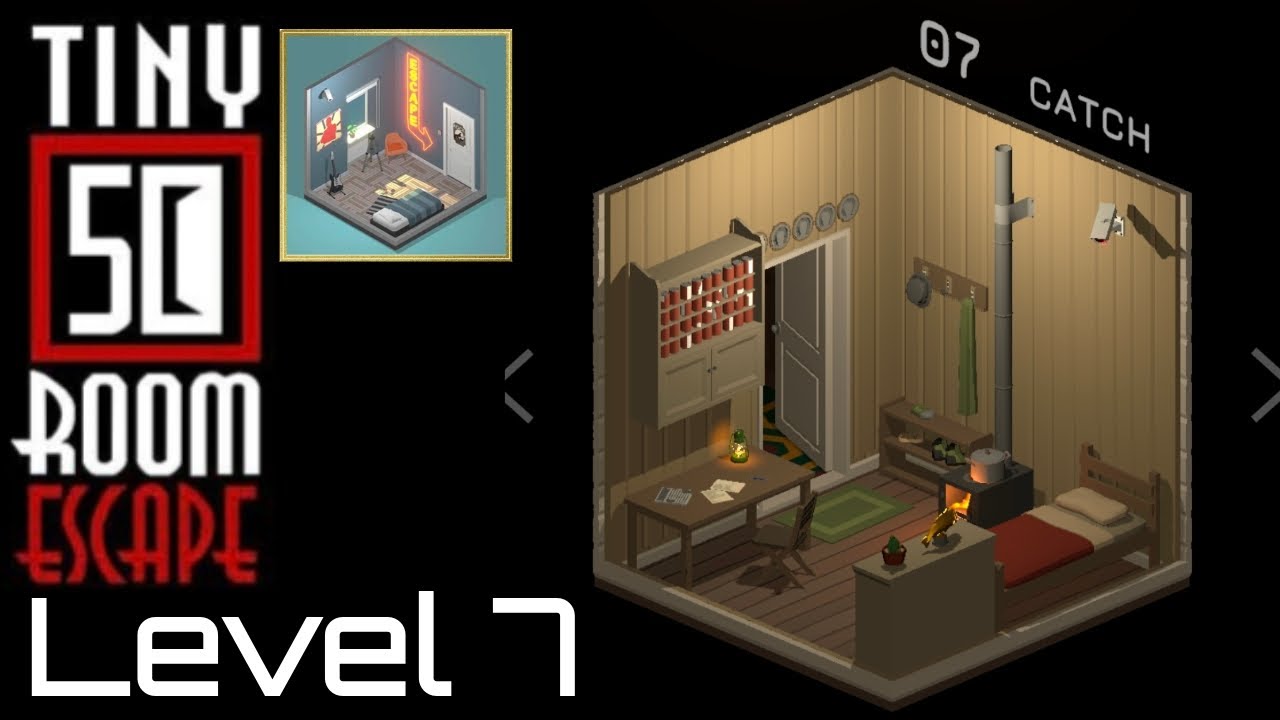 50 tiny room escape level 7 walkthrough ( catch )