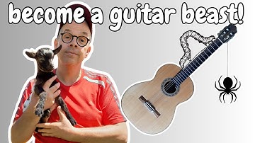 Two left hand exercises to become guitar beasts!