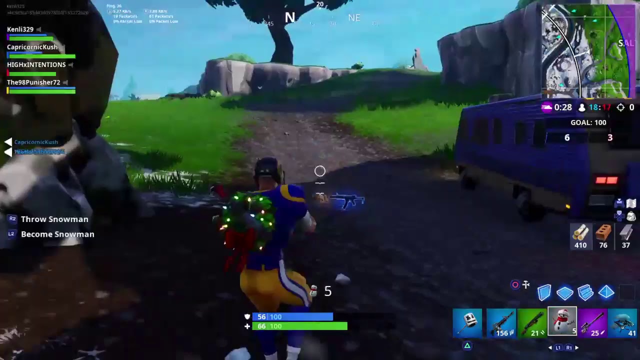 Sneaky snowman trolling