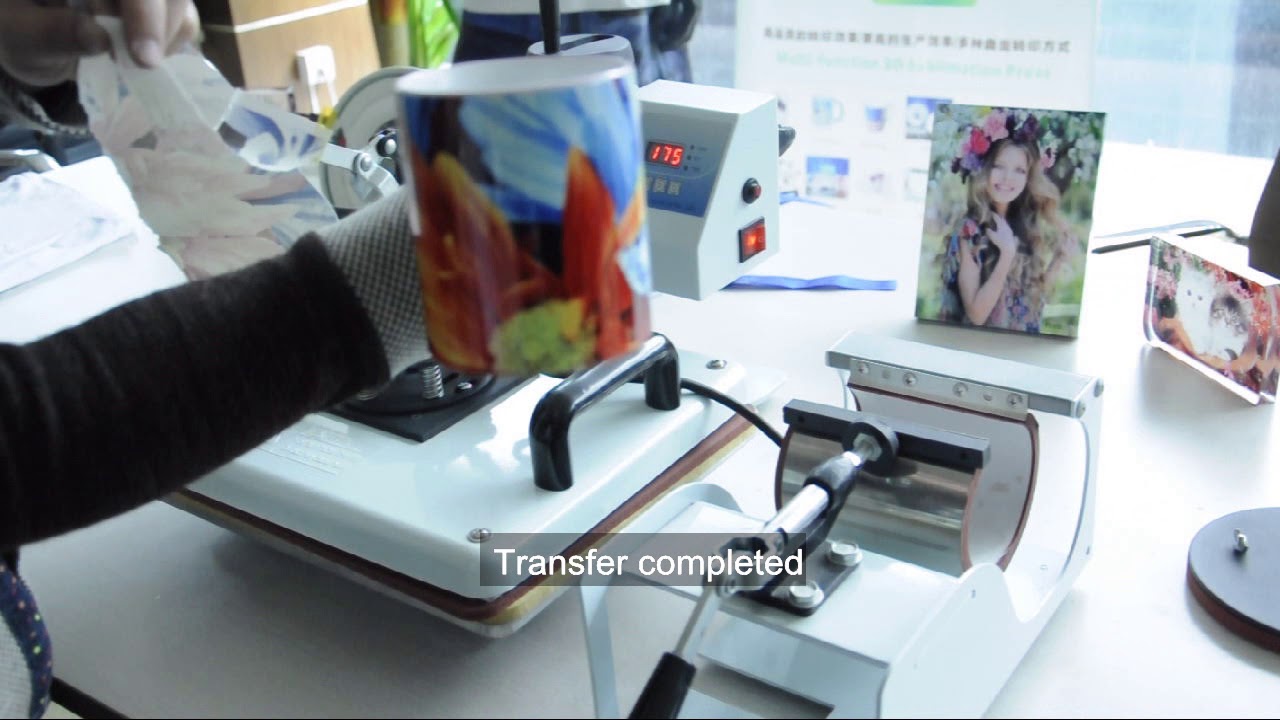 freesub 8 in 1 combo heat press machine - YouTube