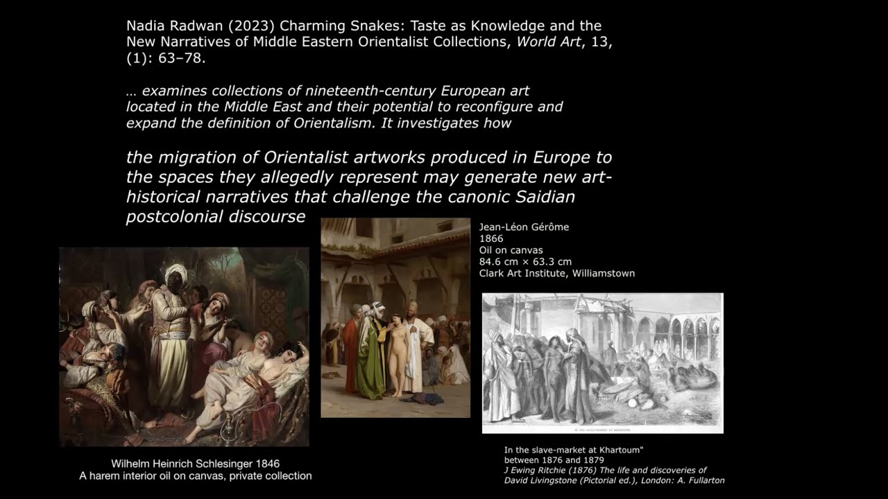 Webinar on the semiotics of today’s orientalism.