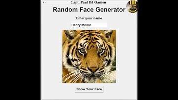 How to Create a Random Face Generator using Tkinter in Python
