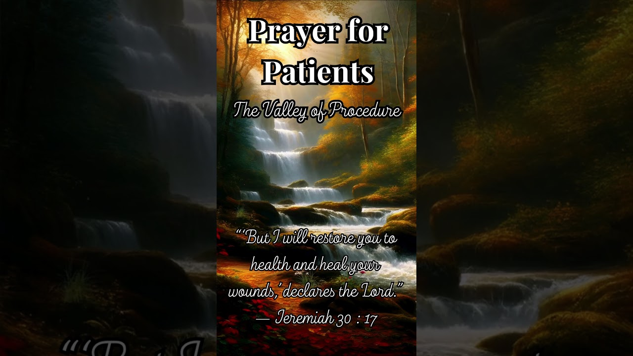 💗 Prayer for Healing & Procedures | Jeremiah 30 : 17 | Faith, Peace & Recovery for Patients ✅