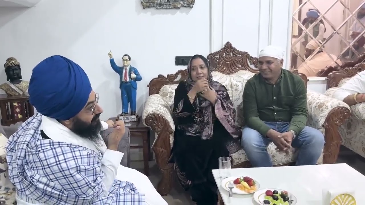 ਮਲੋਟ ਵਿੱਚ ਕੈਬਨਿਟ ਮੰਤਰੀ ਡਾਕਟਰ ਬਲਜੀਤ ਕੌਰ ਦੇ ਘਰ ਪਹੁੰਚੇ ਭਾਈ ਰਣਜੀਤ ਸਿੰਘ ਢੱਡਰੀਆਂ ਵਾਲੇ