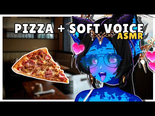 [ ASMR - SHORT NAP ] Eating a delicious pizza while soft whispering ✨