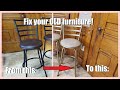 How to fix your OLD furniture into something NEW and BEAUTIFUL!