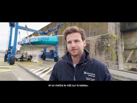 Mise à l'eau du nouveau Class40 Dékuple - video from Dekuple