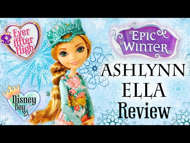 Ever After High Ashlynn Ella Epic Winter Feitiço de Inverno em Promoção na  Americanas