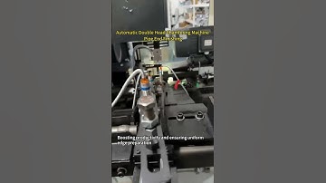 Double End Chamfering in Just 5 Seconds#manufacturing #chamferingmachine #cnc