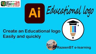 @RazeenBT e- learning / How to Make Educational Logo