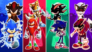 Sonic + Shadow VS Knuckles + Tails VS Sonic EXE + Shadow EXE VS Knuckles EXE  + Tails EXE | Tiles