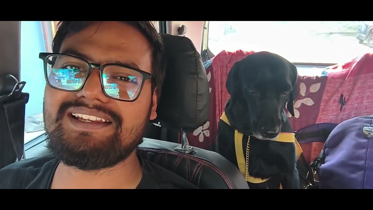 A trip from dhanbad to japla via ranchi with shera #dog #trip #cartrip 