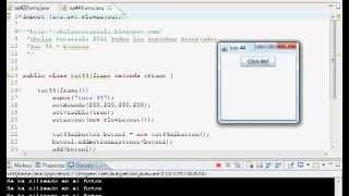 Tutorial Java 45  JButon ActionListner