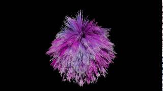 first test at making fur ball in blender