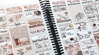 Plan with me feat Two Lil Bees | vertical planner spread | November 2020
