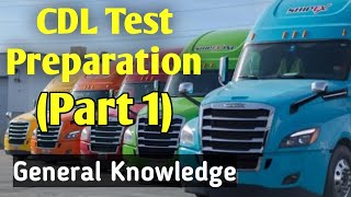 Truck Driving USA CDL Test Preparation Part 1 / General Knowledge CDL Urdu Hindi screenshot 1