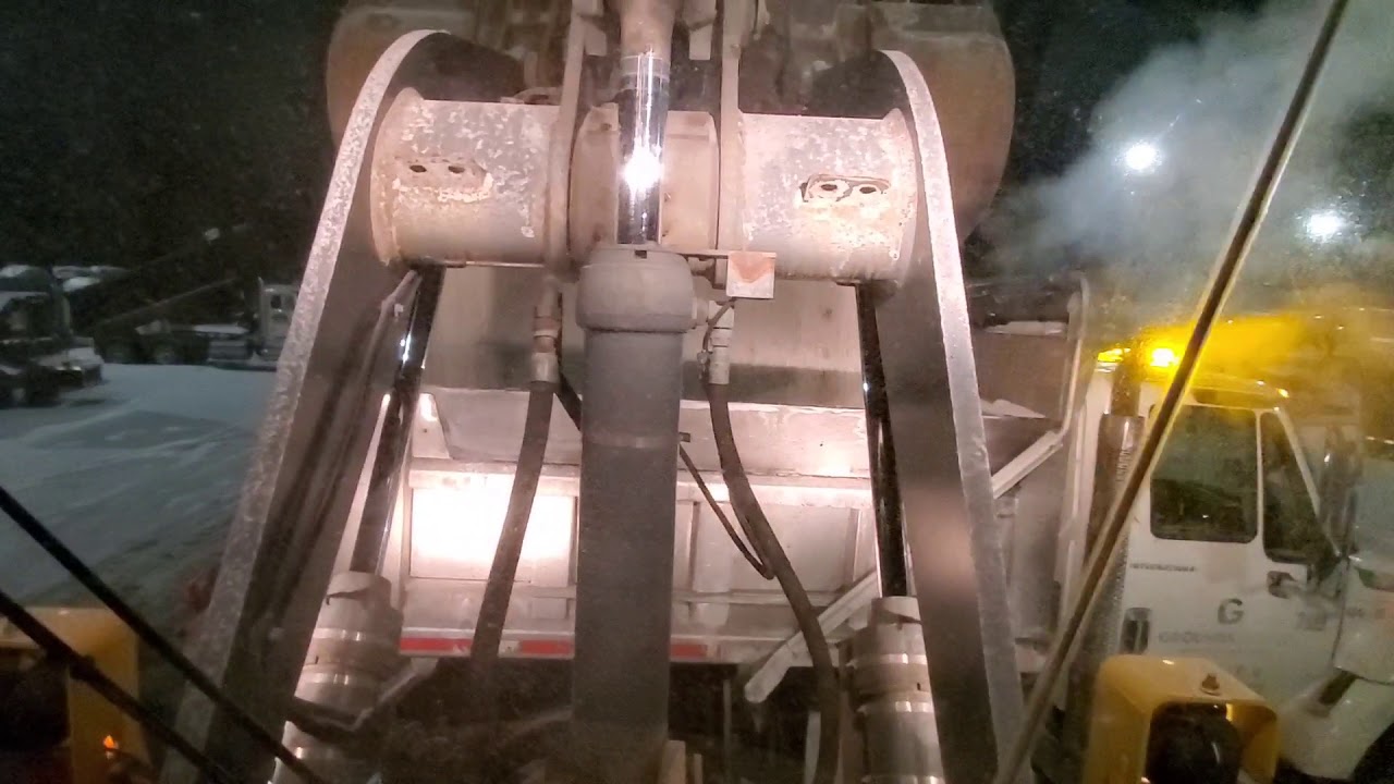 Loading Salt with a JD Payloader