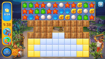 Fishdom level 57 Gameplay (iOS Android)