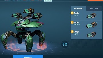 NEW ROBOT IMUGI AND NEW WEAPONS HWANJE, YEOJE AND DAEJA! (War Robots Test Server)