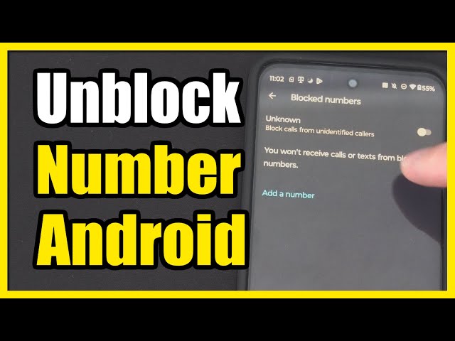 How to Unblock a Number on your Android Phone (Settings Tutorial