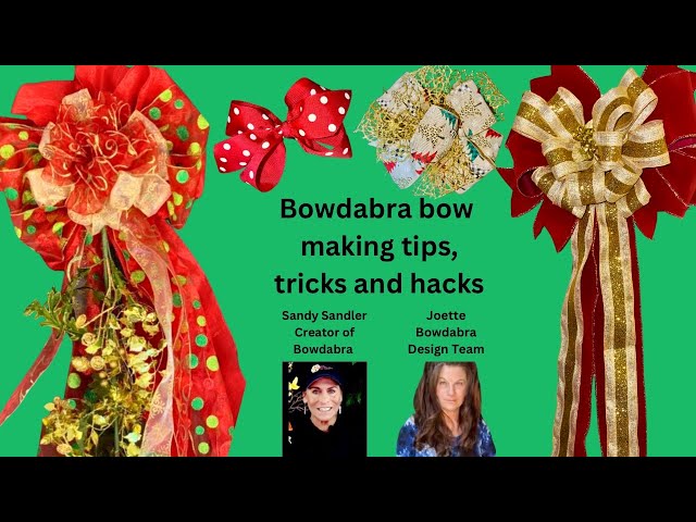 Bowdabra Bow Maker Tutorial--Breast Cancer Awareness Key Chain : Amy's  Store LLC