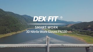 [DEX FIT] FN330 _ 3D Nitrile Work Gloves