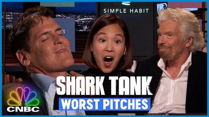 Mark Cuban, Richard Branson throw water at each other on 'Shark Tank