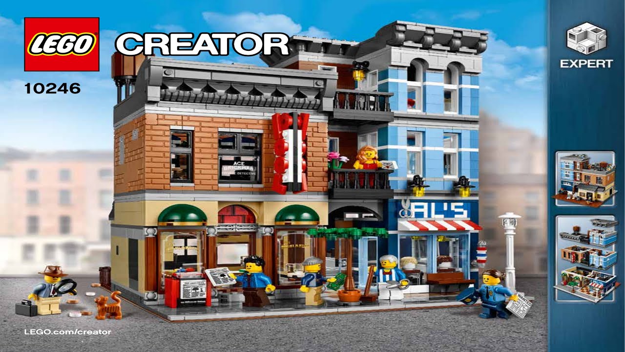 LEGO Instructions - Creator Expert - 10246 - Detective's Office - Modular Buildings Collection